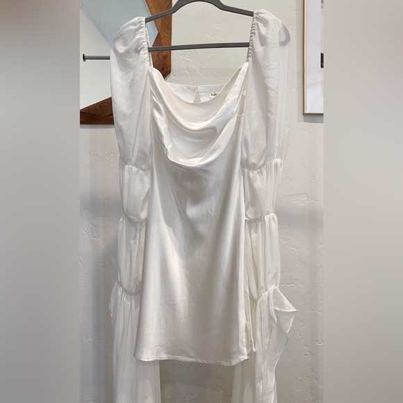 For Love And Lemons White Willow Mini Dress - Picture 14 of 16